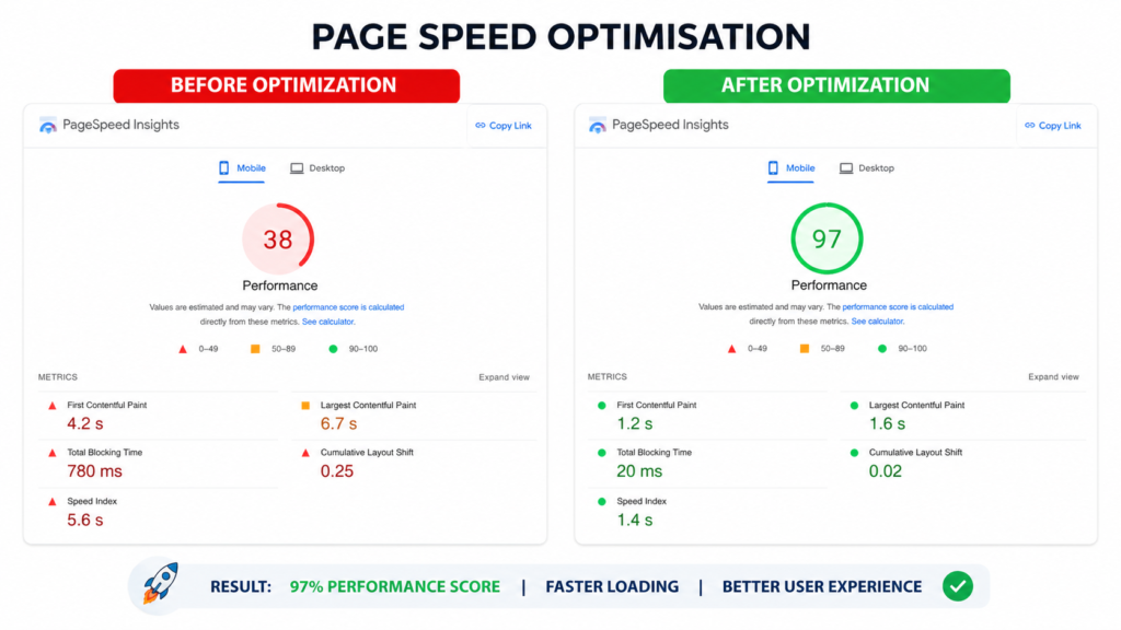 Page Speed Optimisation