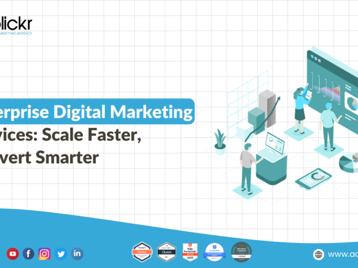 Enterprise digital marketing services — strategic overview dashboard