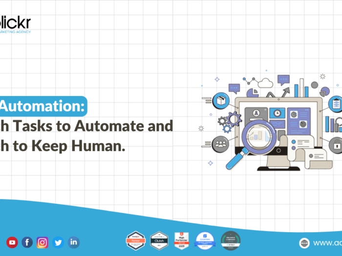 SEO automation guide — which tasks to automate vs keep human for AI marketing strategy — Adclickr