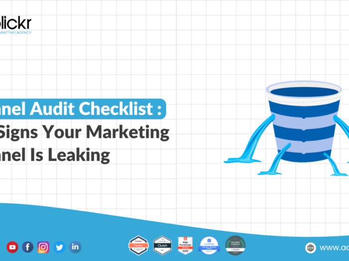 infographic showing the funnel audit checklist with 10 signs of a leaking marketing funnel covering user journey analysis and data-driven marketing diagnosis for 2026