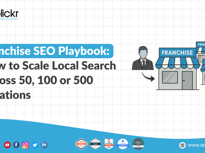 Franchise SEO playbook showing multi-location SEO strategy across 500 locations