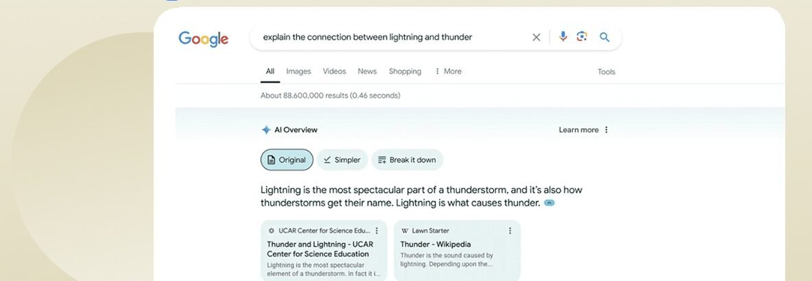 Google AI Overviews Screenshot