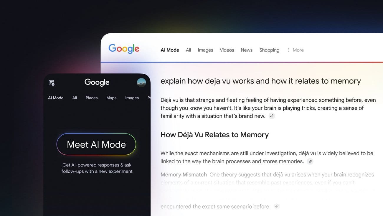 Google AI Mode Screenshot