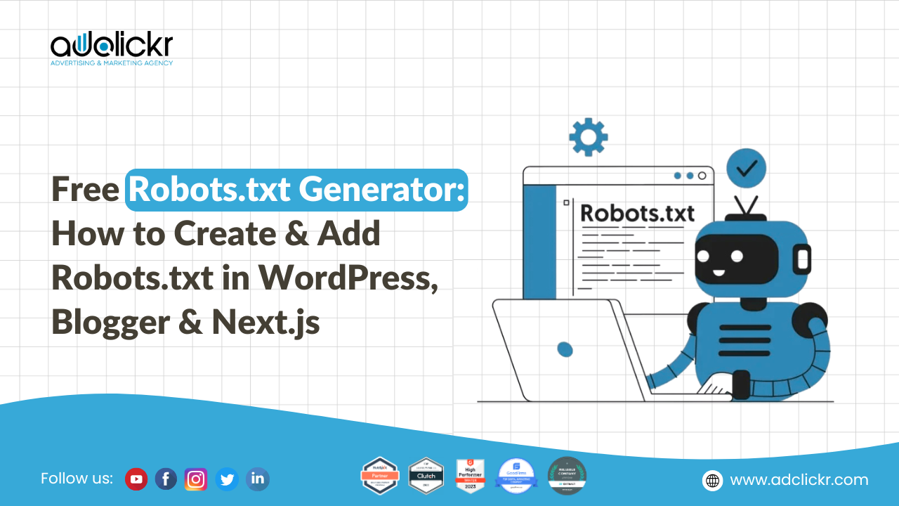 Free Robots.txt Generator: How to Create & Add Robots.txt in WordPress, Blogger & Next.js