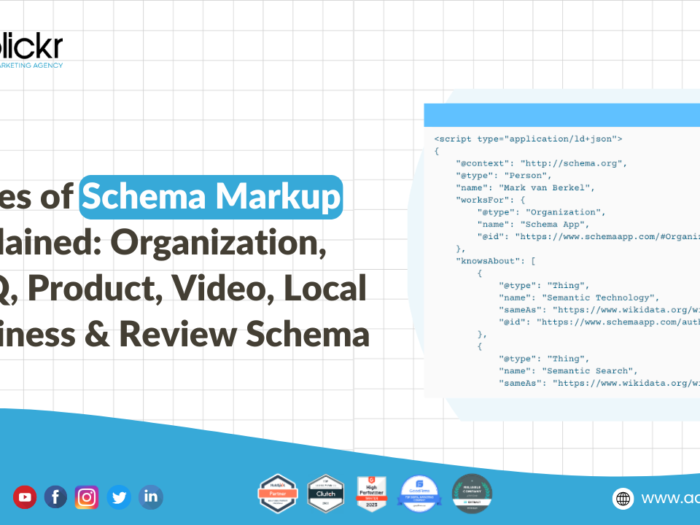 Types of Schema Markup Explained Organization, FAQ, Product, Video, Local Business & Review Schema