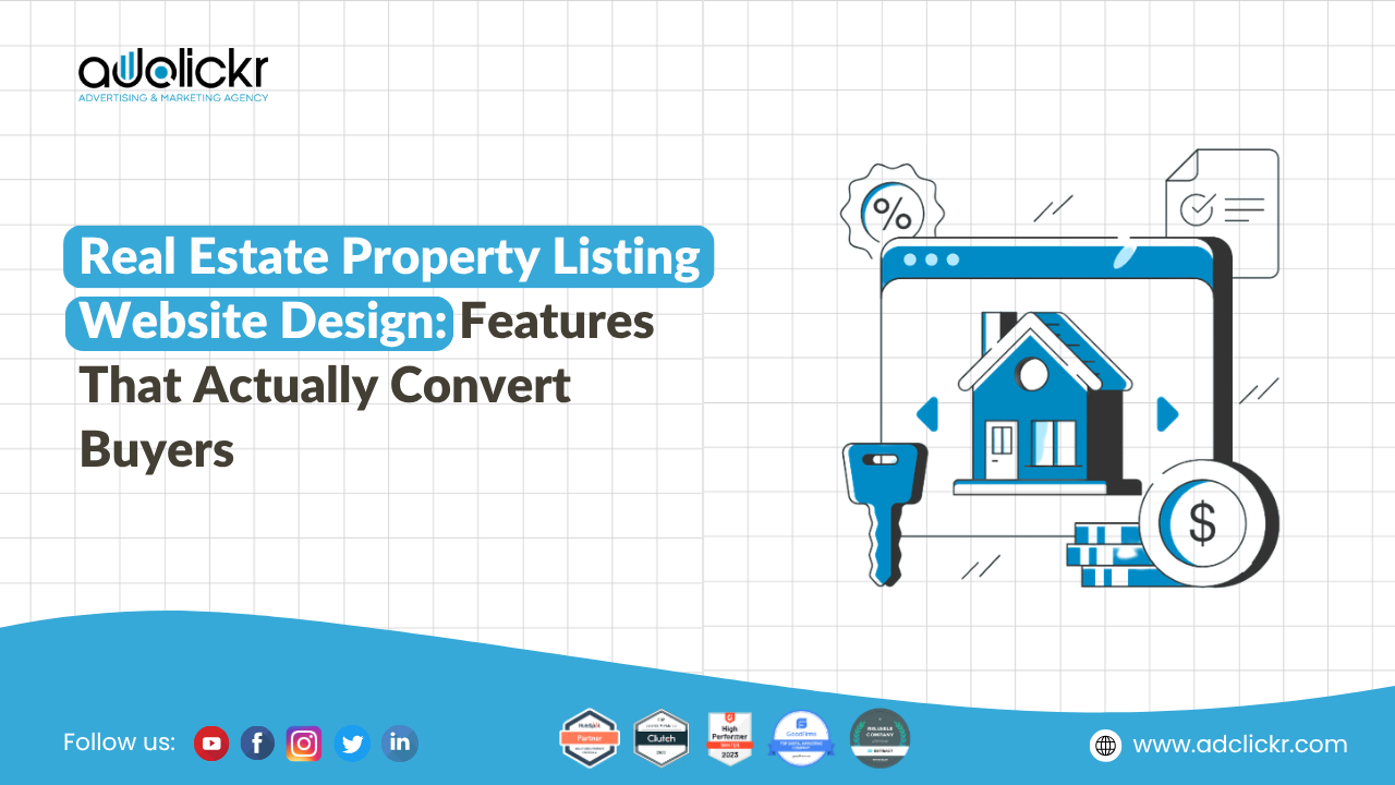 Real Estate Property Listing Website Design Features That Actually Convert Buyers